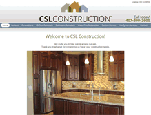 Tablet Screenshot of cslbuilder.com